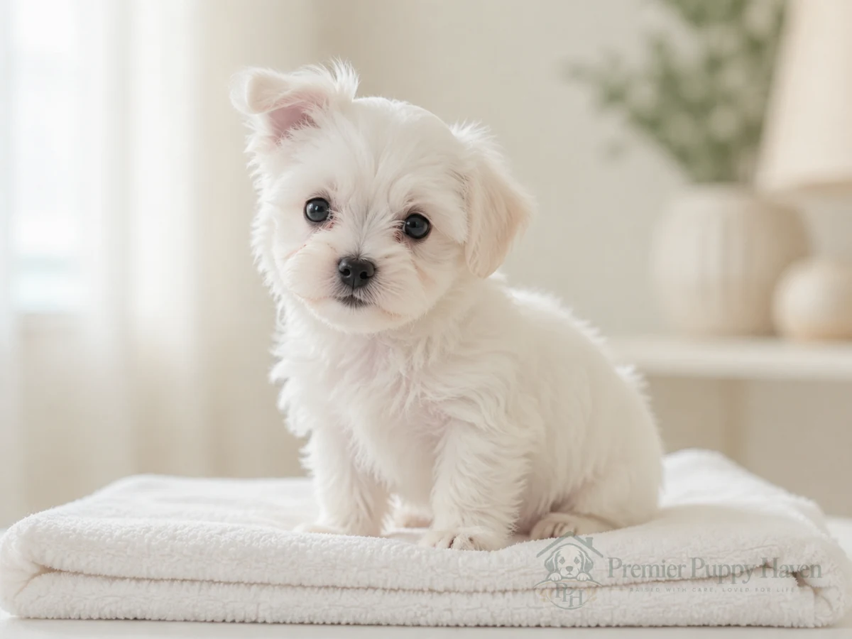 Casper, Maltese puppy