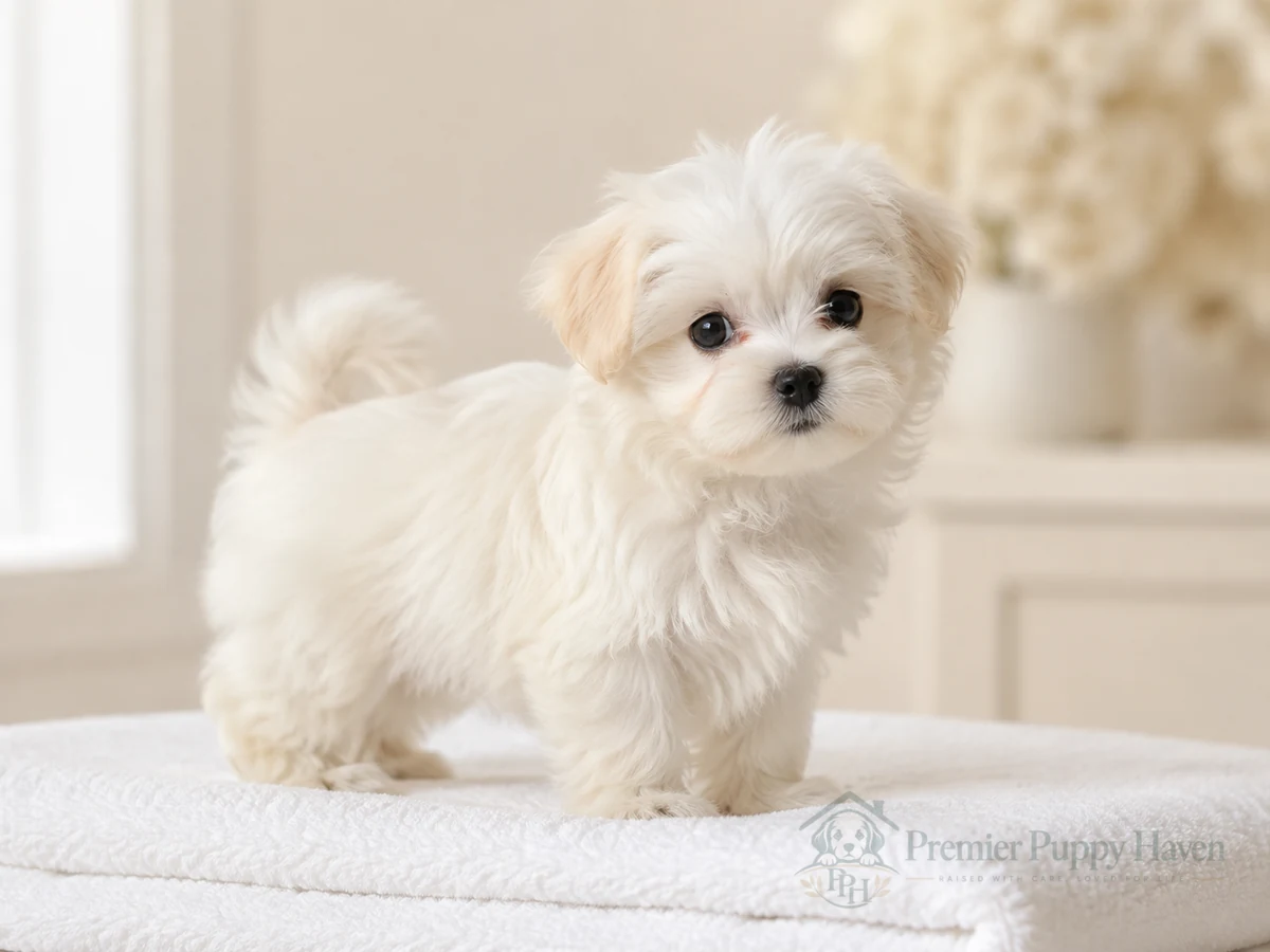 Maisie, Maltese puppy