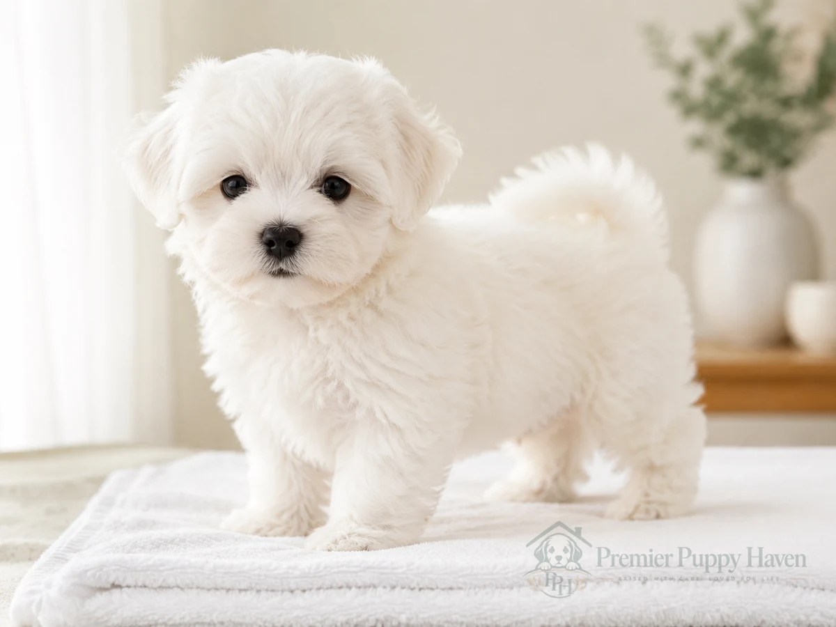 Bonnie, Maltese puppy