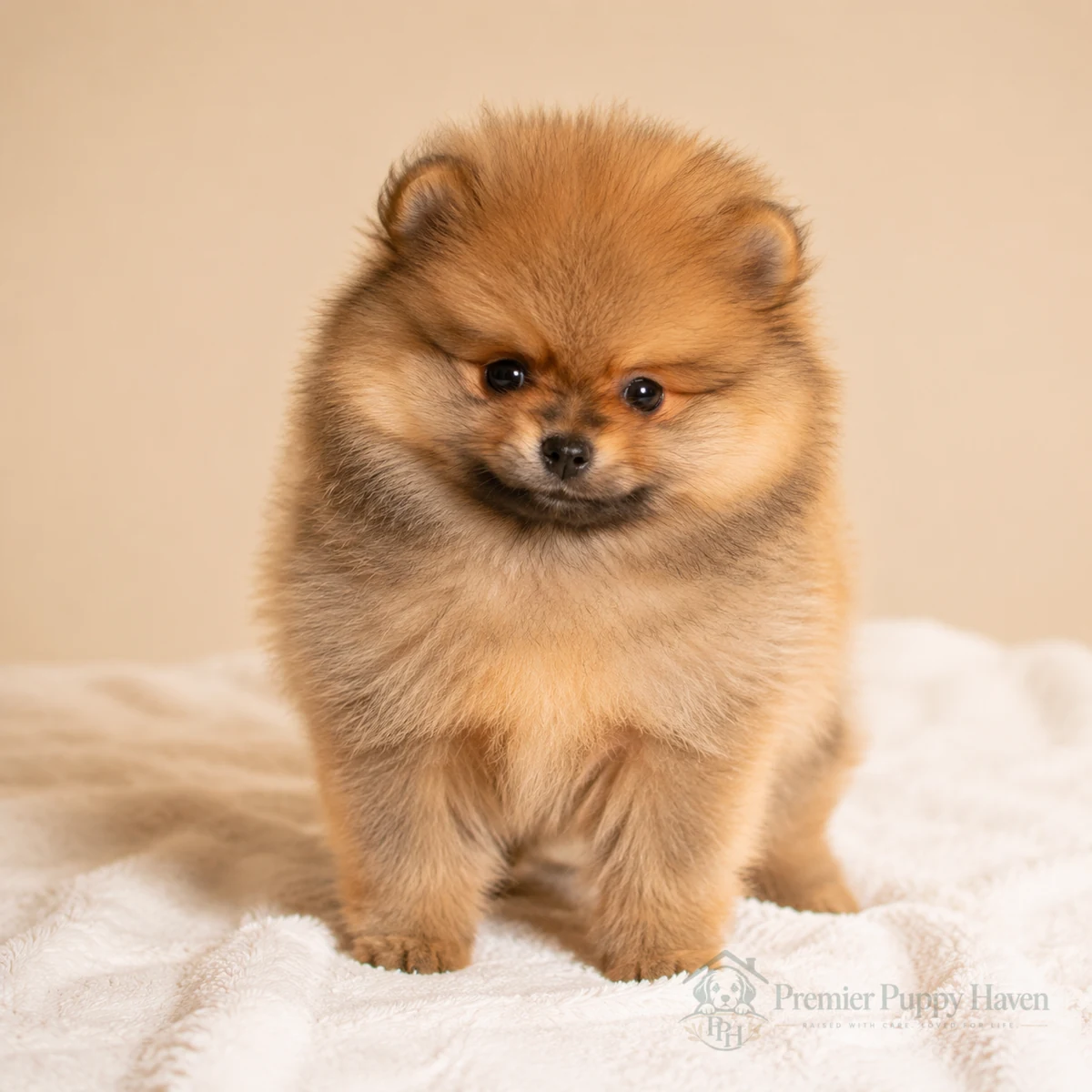Pomeranian puppy at Premier Puppy Haven