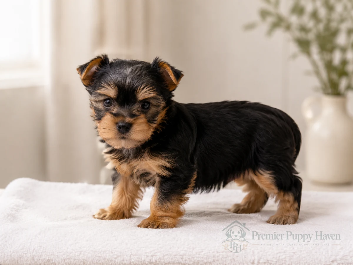 Yorkshire Terrier puppy at Premier Puppy Haven
