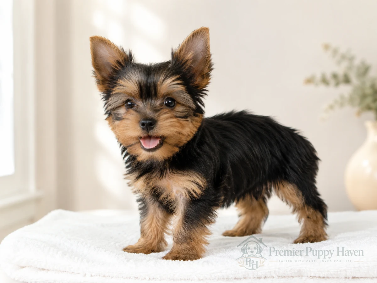 Milo, Yorkshire Terrier puppy